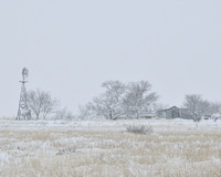 Snowy Texas Ranch